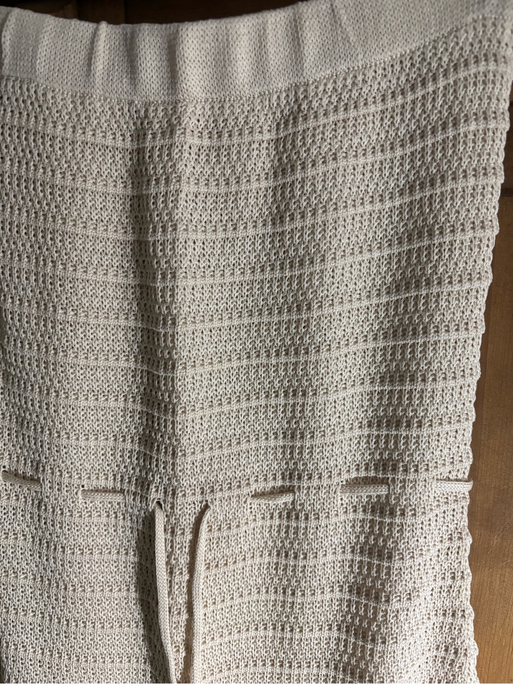 Crochet Maxi Dress in Cream with Caplet - Picture 11 of 11